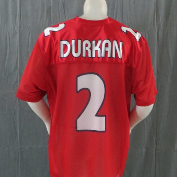 Simon Fraser Football Jersey - Home Red # 2 Nathaneal Durkan - Men's Large - Picture 7 of 13